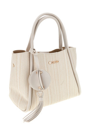 Elfenbeinfarbene Tasche mit Schulterriemen Roncato R5379