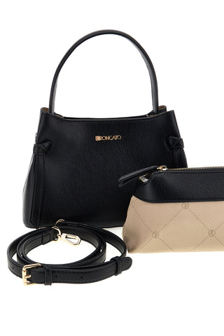 Schwarze Tasche mit abnehmbarem Schulterriemen Roncato R5389