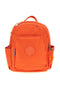 Orangefarbener Stoffrucksack mit 4 Fächern und verstellbaren Schulterriemen „First Lady ALI 8729“