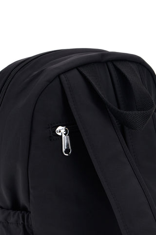 Schwarzer Rucksack aus Stoff mit vielen Fächern und verstellbaren Schulterriemen „First Lady ALI 8551“
