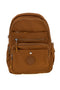 Zaino cuoio in tessuto multitasche con logo frontale First lady ALI 8551