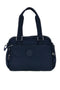 Blaue Stoffhandtasche mit Schulterriemen und Reißverschlusstaschen „First Lady“ ALI 8629-1