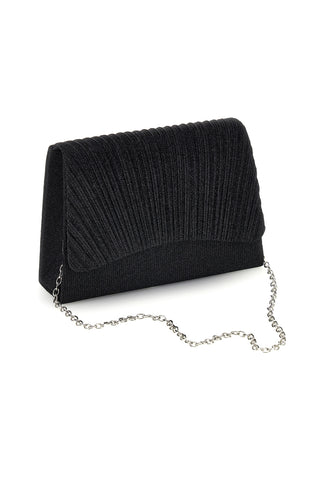 Pochette nera con glitter Nbg SERA/3534