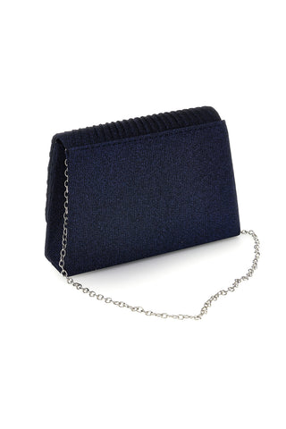 Pochette blu con glitter Nbg SERA/3534