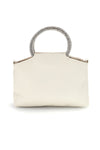 Cremefarbene Tasche mit Juwelengriff Nbg SERA/1281