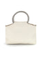 Cremefarbene Tasche mit Juwelengriff Nbg SERA/1281