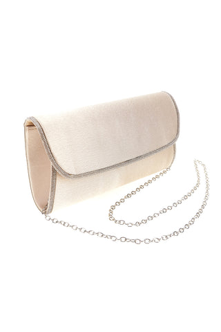 Elegante beige Kupplungstasche mit Schulterriemen Neue Tasche SERA/3501