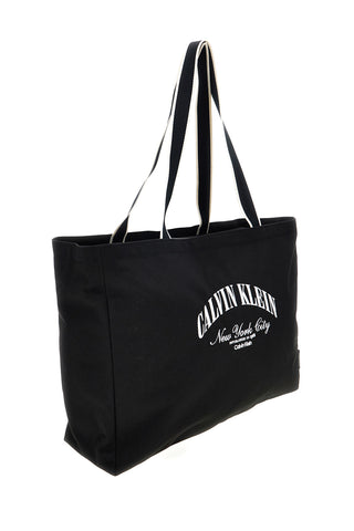 Calvin klein Stoff schwarz Umhängetasche 3348