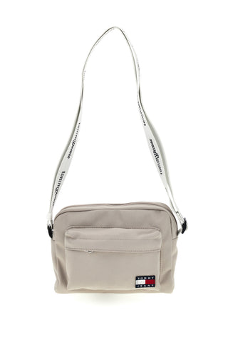 Beige Stoff Umhängetasche mit Logo Tommy Jeans 18462