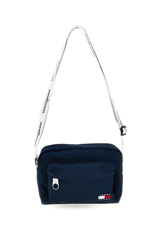 Borsa a Tracolla Blu in Tessuto con Tracolla con Logo Tommy Jeans 18462