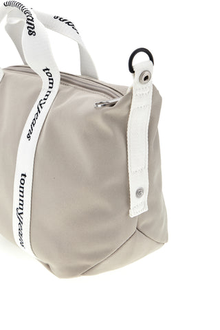 Beige Stoff Handtasche mit Logo Bands Tommy Jeans 18460