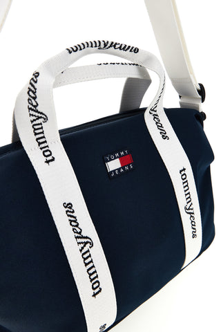 Blaue Stoffhandtasche mit Logobändern Tommy Jeans 18460