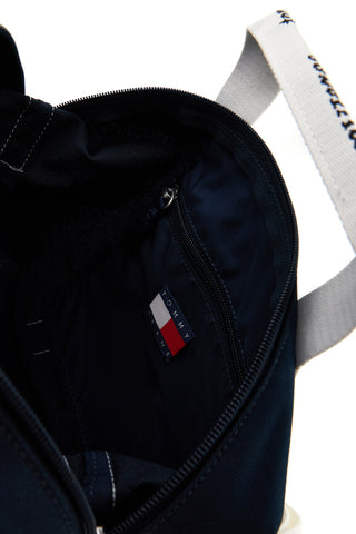 Blaue Stoffhandtasche mit Logobändern Tommy Jeans 18460