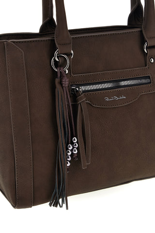 Braune Handtasche mit Schulterriemen von Renato Balestra 62164A/L