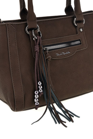 Braune Handtasche mit Schulterriemen von Renato Balestra 62164A/M