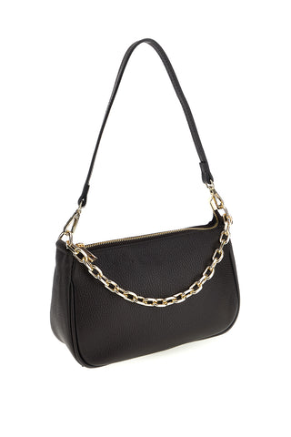 Braune Ledertasche mit Kette „New Bag 008“