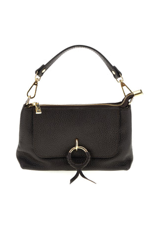 Braune Tasche aus echtem Leder mit Schulterriemen „New Bag 277“