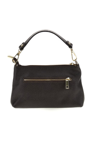 Braune Tasche aus echtem Leder mit Schulterriemen „New Bag 277“