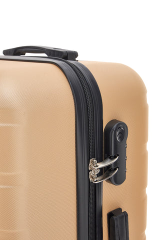 Trolley rigido con 4 ruote Prima Riga f140/P Oro