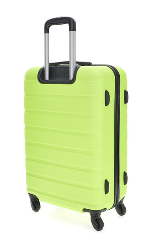 Trolley rigido giallo lime piccolo con 4 ruote PRIMA RIGA 140/P