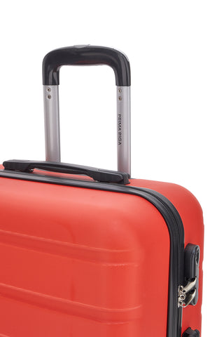 Trolley rigido rosso piccolo con 4 ruote PRIMA RIGA 140/P