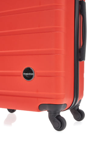 Trolley rigido rosso piccolo con 4 ruote PRIMA RIGA 140/P