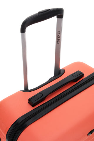 Mittelharter Koffer mit 4 Rollen Prima Riga 159/M Orange