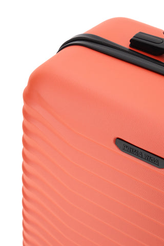 Mittelharter Koffer mit 4 Rollen Prima Riga 159/M Orange