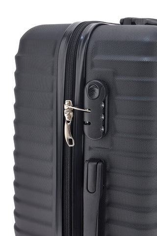 Valigia rigida media con 4 ruote Prima Riga 159/M Nera