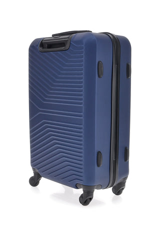 Valigia rigida blu media con ruote girevoli 2T2L1235174/M