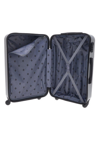 Mittlerer silberner Koffer mit Schwenkrädern 2T2L1235174/M