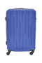 Indigeno Metropolitano 149/G Mittelgroßer blauer Hartschalentrolley mit multidirektionalen Rädern