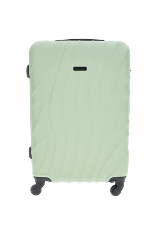 Trolley medio verde rigido con ruote multidirezionali Prima Riga PR158/M