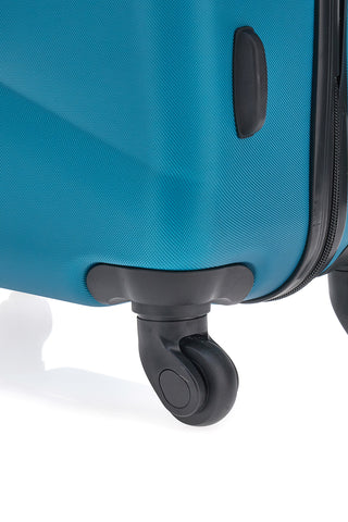 Smaragdgrüner mittelgroßer Hartschalenkoffer mit Schwenkrollen INDIGENO METROPOLITANO 146/M