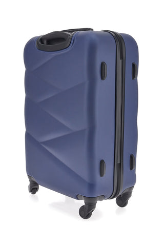 Mittelblauer Hartschalenkoffer mit Lenkrollen INDIGENO METROPOLITANO 146/M