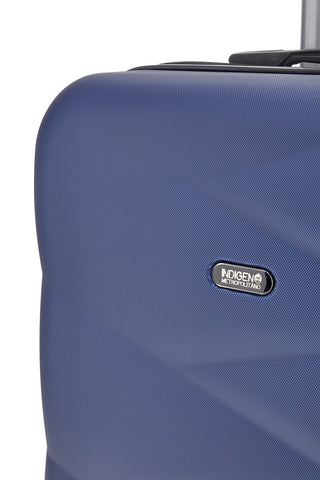 Mittelblauer Hartschalenkoffer mit Lenkrollen INDIGENO METROPOLITANO 146/M