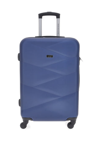 Blaue Hartschalenkabine mit Schwenkrädern INDIGENO METROPOLITANO 146/P