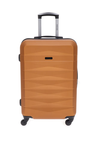 Bronzener Hartschalenkoffer mit Zahlenschloss Prima Riga 138 M