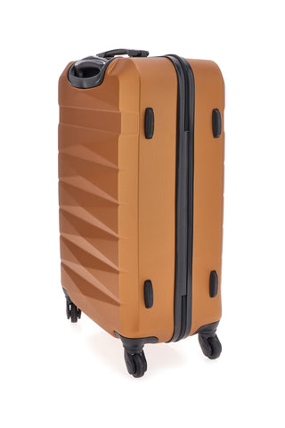 Bronzener Hartschalenkoffer mit Zahlenschloss Prima Riga 138 M