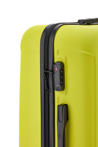 Großer gelber Hartschalenkoffer mit TSA-Schloss Indigenous 139/G