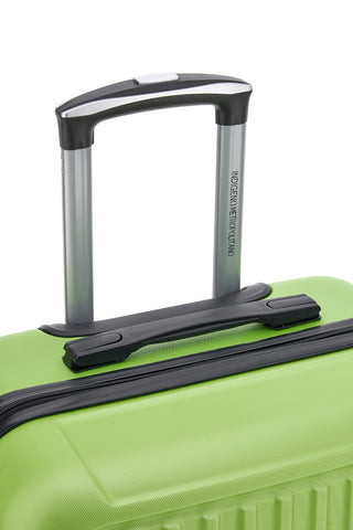 Trolley rigido verde chiaro con chiusura TSA Indigeno 139/M