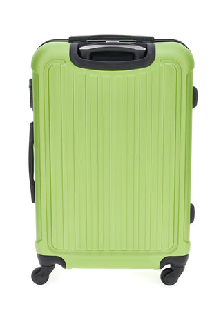 Trolley rigido verde chiaro con chiusura TSA Indigeno 139/M