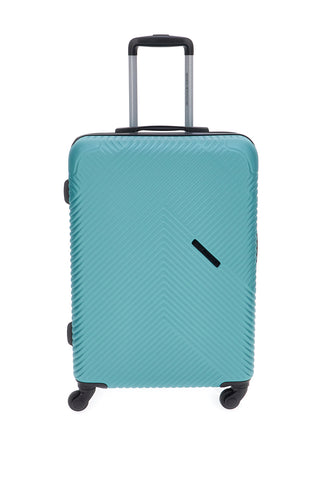 Trolley turchese medio con scocca rigida e chiusura TSA Indigeno metropolitano 141/M