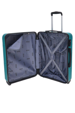 Mittlerer türkisfarbener Trolley mit Hartschale und TSA-Schloss Indigeno metropolitano 141/M