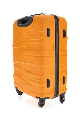 Trolley arancione rigido TSA 4 ruote Indigeno Metrolitano 177/G