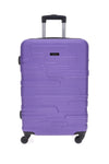 Indigeno Metropolitano 177/P 4-Rad TSA-zertifizierter Hartschalen-Trolley in Lila