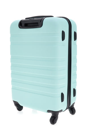 Trolley rigido grande azzurro con chiusura TSA Indigeno Metropolitano 178/G