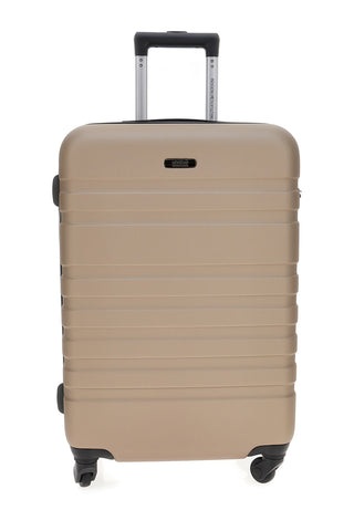 Großer Champagner-Hartschalen-Trolley mit TSA-Schloss Indigeno Metropolitano 178/G