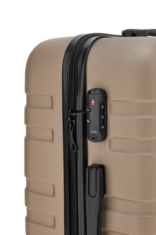 Trolley rigido champagne grande con chiusura TSA Indigeno Metropolitano 178/G