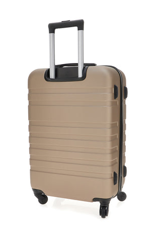 Trolley rigido champagne grande con chiusura TSA Indigeno Metropolitano 178/G